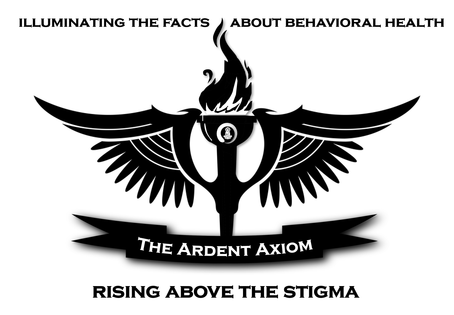 AA Black - Transparent with Text